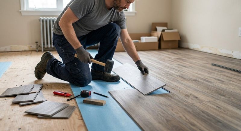 Linoleum Floor Installation in Conifer, CO