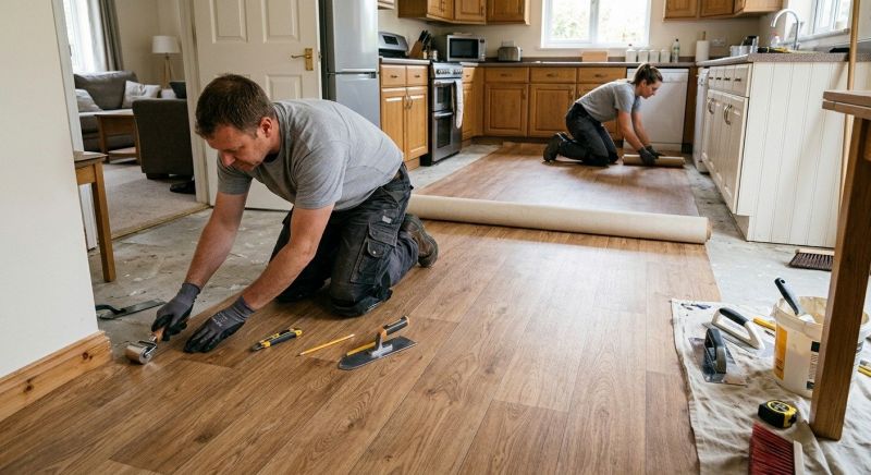 Linoleum Flooring Replacement in Arvada, CO