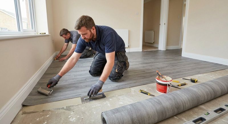 Sheet Linoleum Installation in Louisville, CO