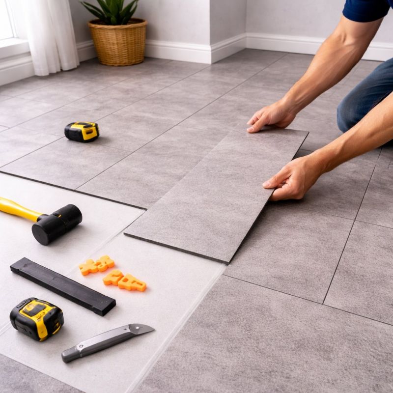 Vinyl Tile Installation in Arvada, CO